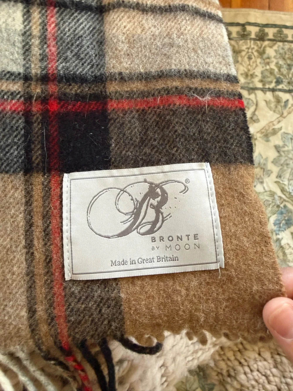 Beonte by Moon 100% Pure Merino Wool Throw Blanket